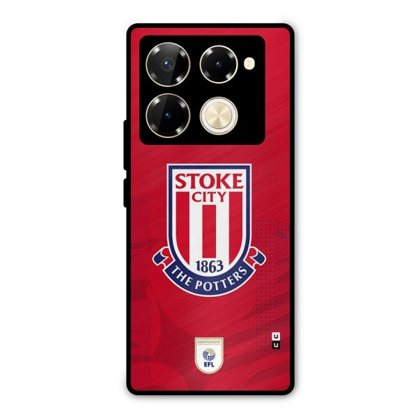 Stoke City Metal Back Case for Infinix Note 40 Pro