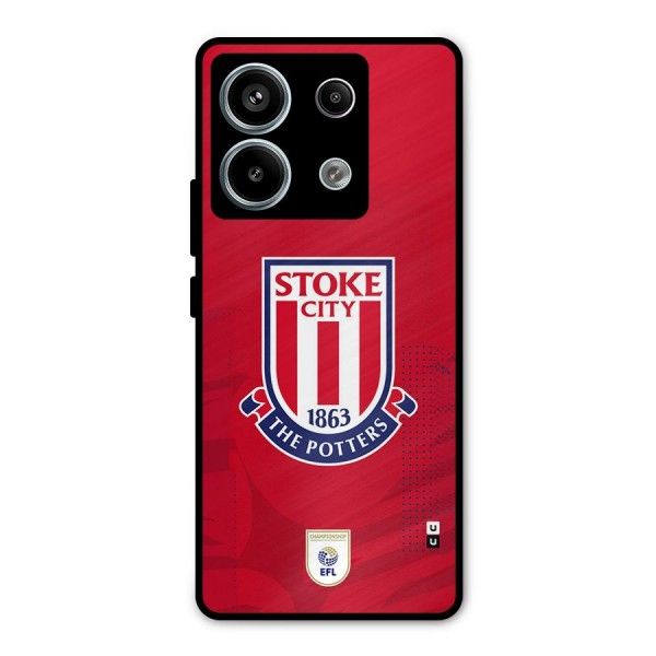 Stoke City Metal Back Case for Redmi Note 13 Pro 5G