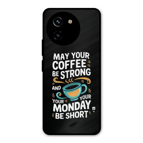 Strong Coffee Metal Back Case for Vivo Y200i
