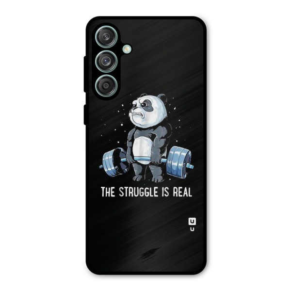 Struggle in Real Metal Back Case for Galaxy M55 5G