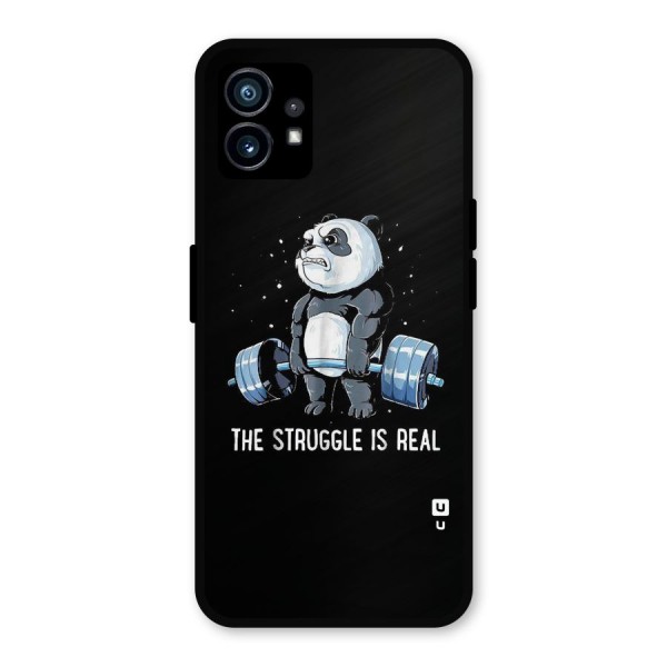 Struggle in Real Metal Back Case for Nothing Phone 1