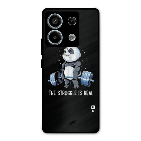 Struggle in Real Metal Back Case for Redmi Note 13 Pro 5G