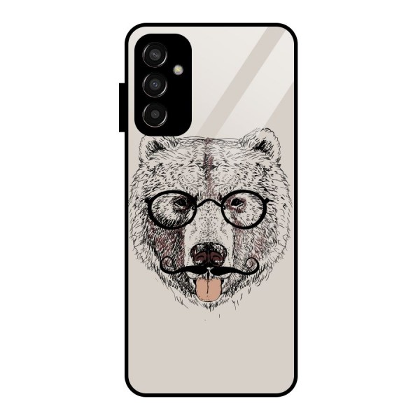 Studious Bear Glass Back Case for Galaxy F13