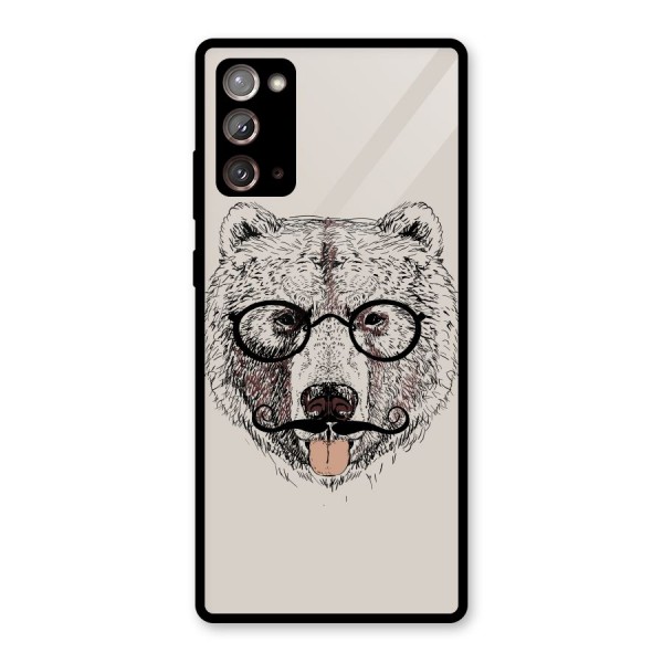 Studious Bear Glass Back Case for Galaxy Note 20