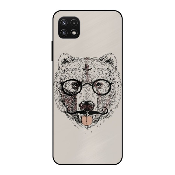 Studious Bear Metal Back Case for Galaxy A22 5G