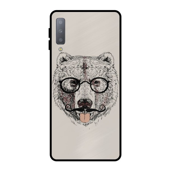 Studious Bear Metal Back Case for Galaxy A7 (2018)