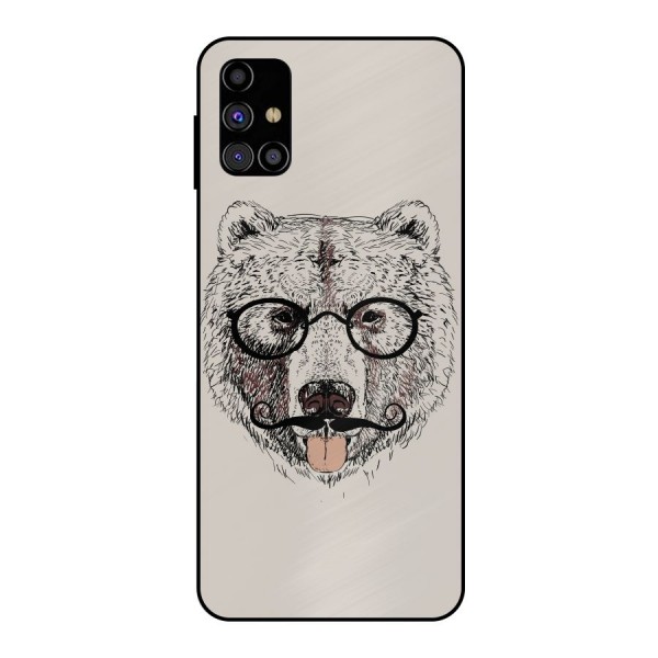 Studious Bear Metal Back Case for Galaxy M31s