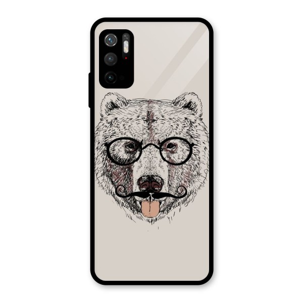 Studious Bear Metal Back Case for Redmi Note 10T 5G
