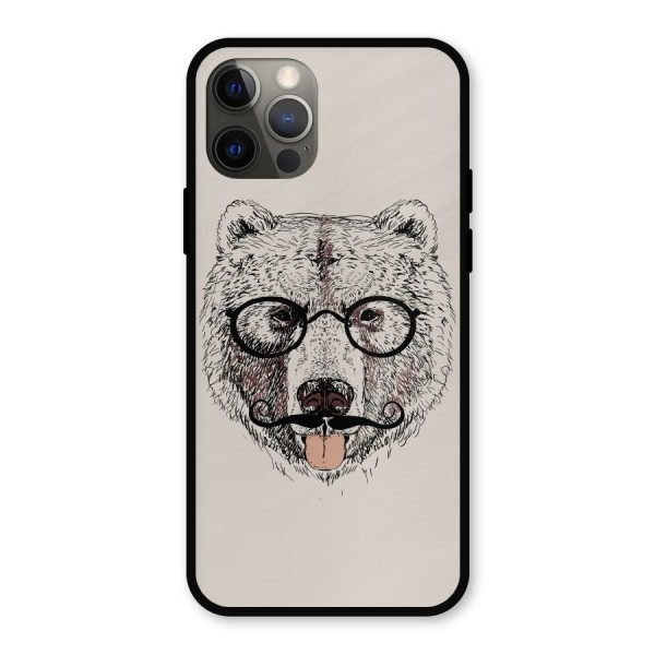 Studious Bear Metal Back Case for iPhone 12 Pro