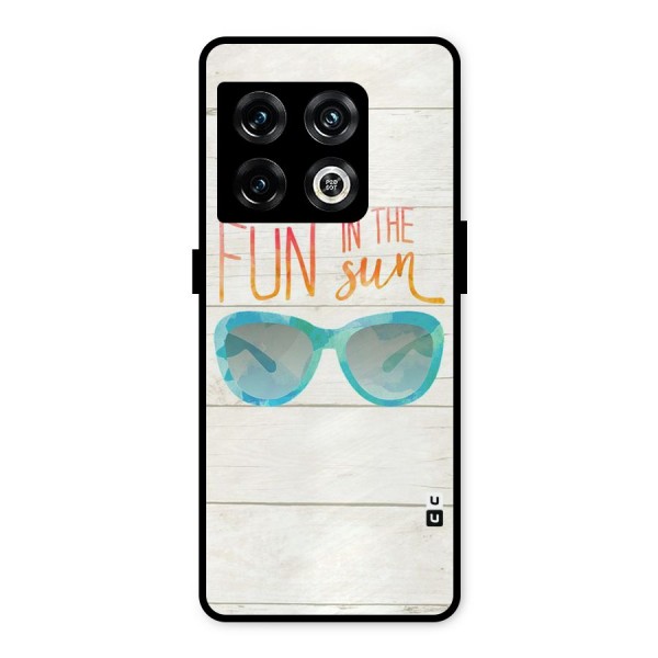Sun Fun Metal Back Case for OnePlus 10 Pro 5G