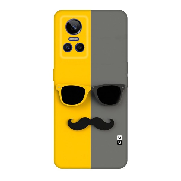 Sunglasses and Moustache Original Polycarbonate Back Case for Realme GT Neo 3