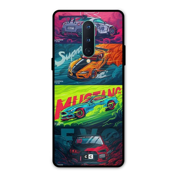 Super Racing Car Metal Back Case for OnePlus 8