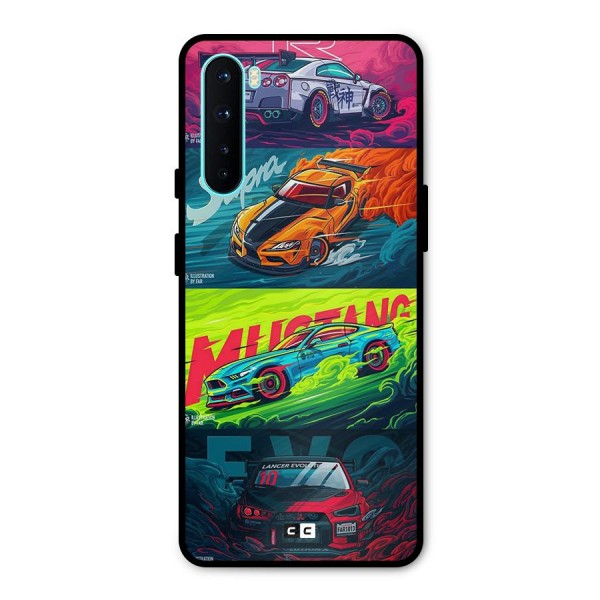 Super Racing Car Metal Back Case for OnePlus Nord