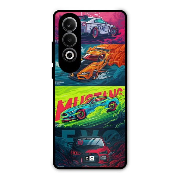 Super Racing Car Metal Back Case for OnePlus Nord CE4