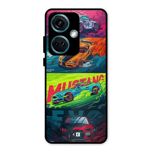 Super Racing Car Metal Back Case for OnePlus Nord CE 3 5G