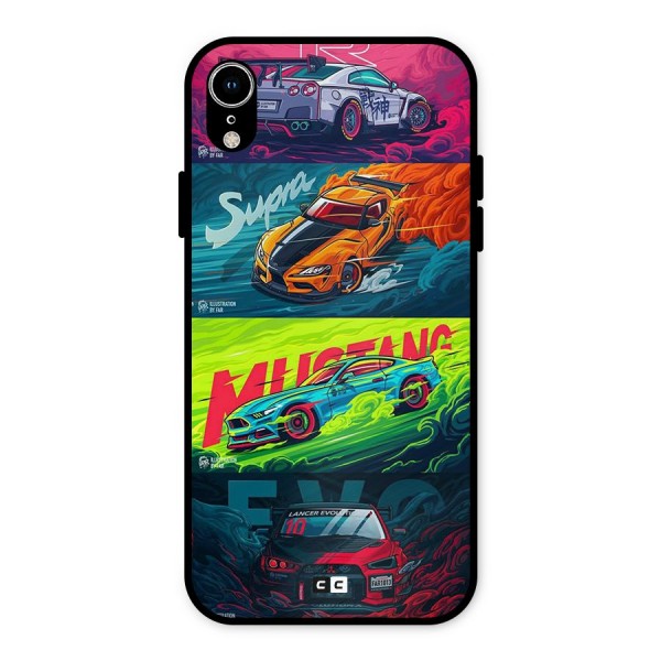 Super Racing Car Metal Back Case for iPhone XR