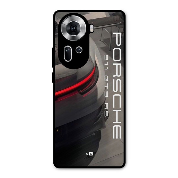 Super Sports Car Metal Back Case for Oppo Reno11 5G