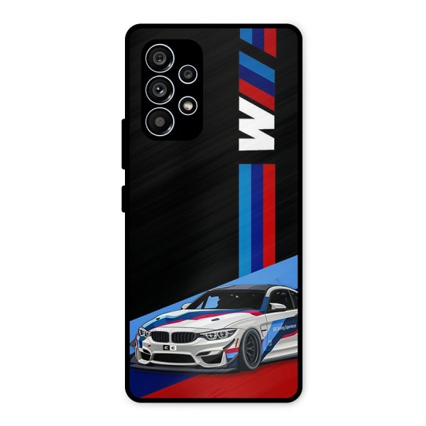 Supercar Stance Metal Back Case for Galaxy A53 5G