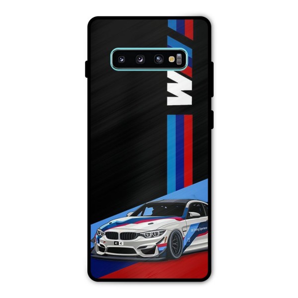 Supercar Stance Metal Back Case for Galaxy S10 Plus