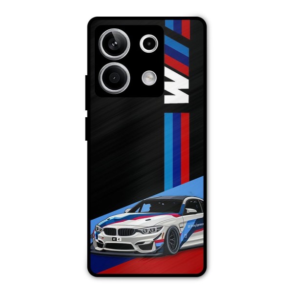 Supercar Stance Metal Back Case for Redmi Note 13 5G