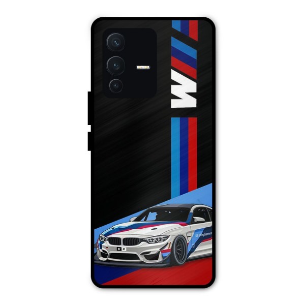 Supercar Stance Metal Back Case for Vivo V23 Pro