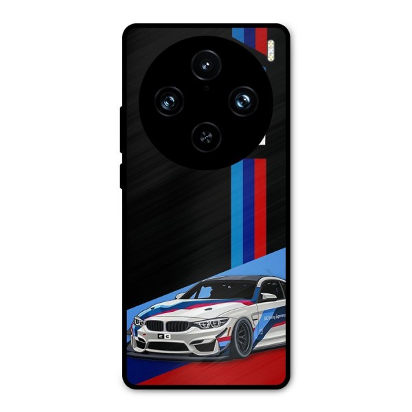 Supercar Stance Metal Back Case for Vivo X100 Pro