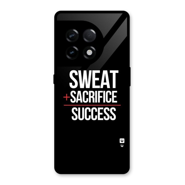 Sweat Sacrifice Success Glass Back Case for OnePlus 11R