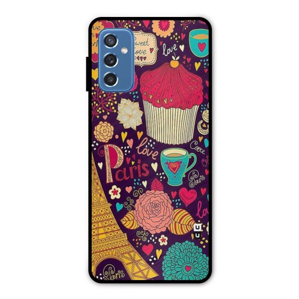 Sweet Love Metal Back Case for Galaxy M52 5G