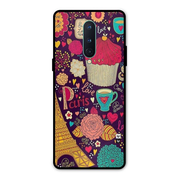 Sweet Love Metal Back Case for OnePlus 8