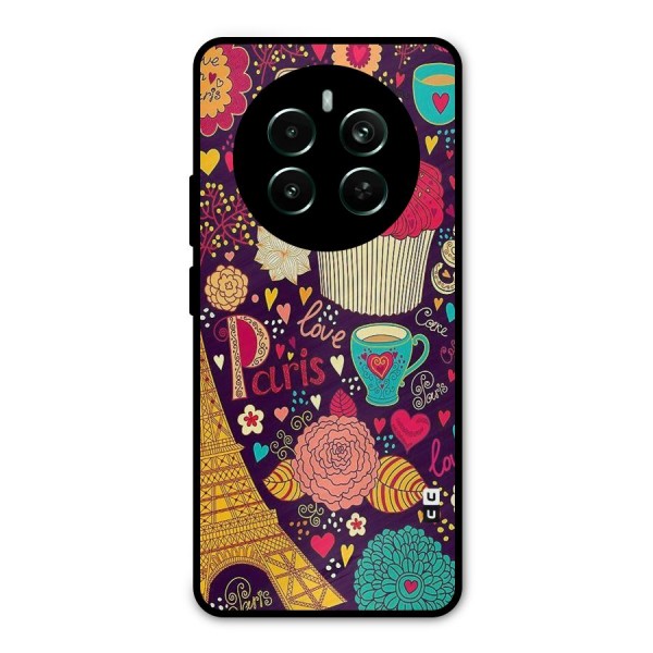 Sweet Love Metal Back Case for Realme 12 Plus