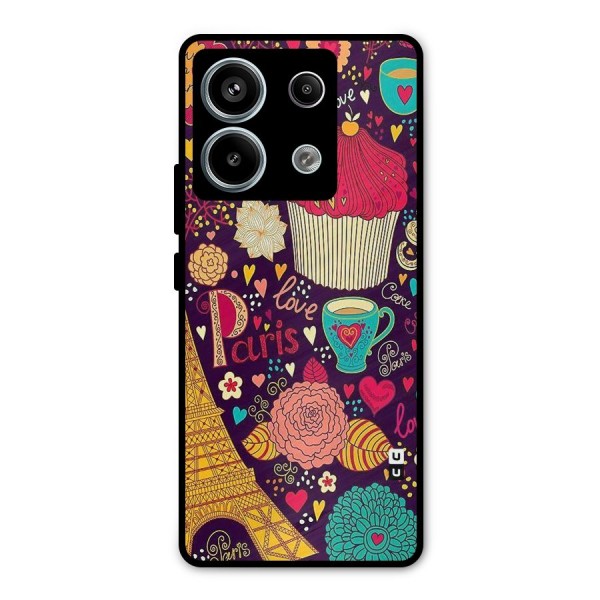 Sweet Love Metal Back Case for Redmi Note 13 Pro 5G