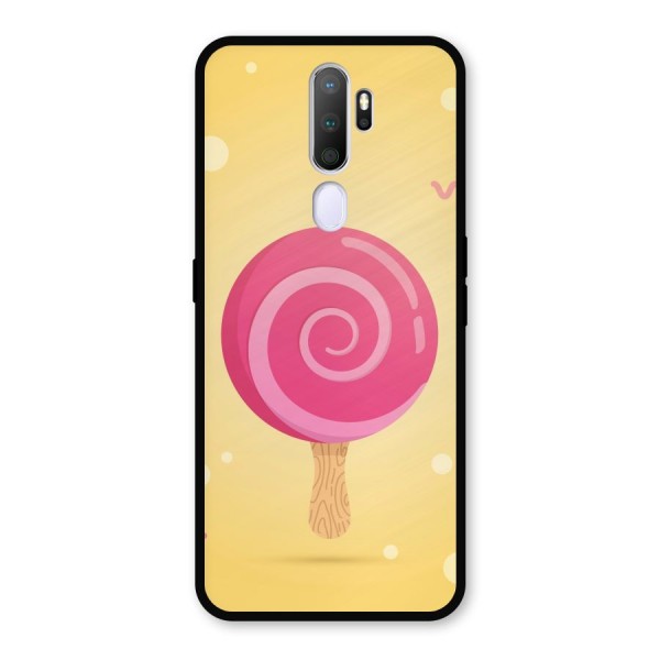 Swirl Ice Cream Metal Back Case for Oppo A9 (2020)