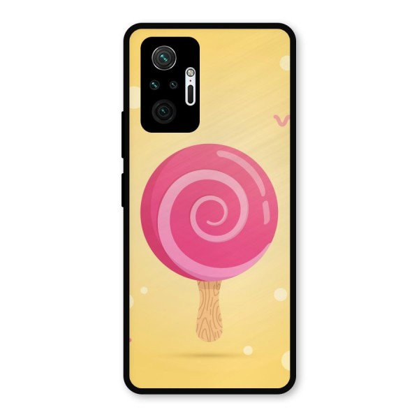 Swirl Ice Cream Metal Back Case for Redmi Note 10 Pro