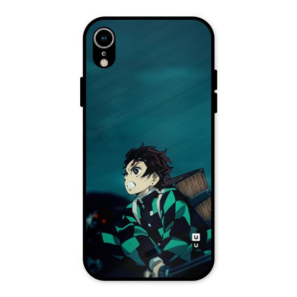 Tanjiro demon slayer Metal Back Case for iPhone XR
