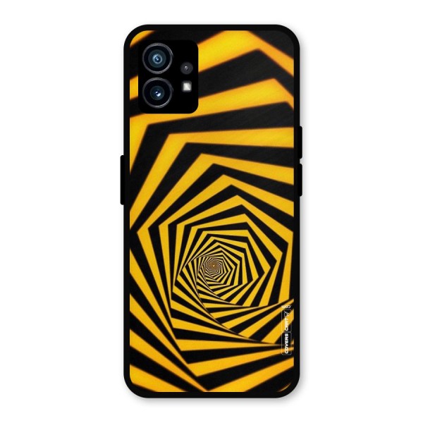 Taxi Pattern Metal Back Case for Nothing Phone 1