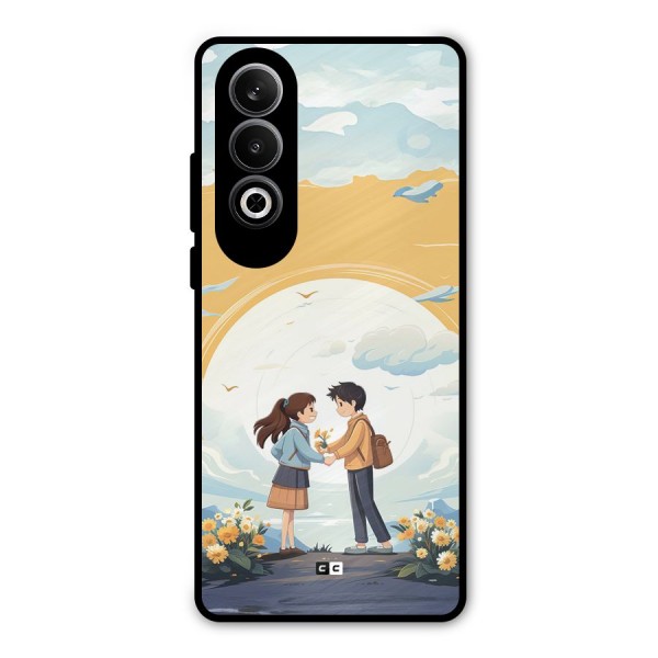 Teenage Anime Couple Metal Back Case for OnePlus Nord CE4