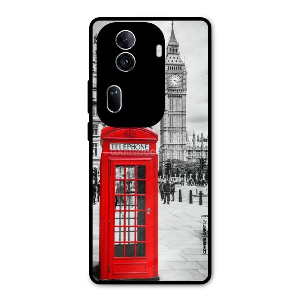 Telephone Booth Metal Back Case for Oppo Reno11 Pro 5G
