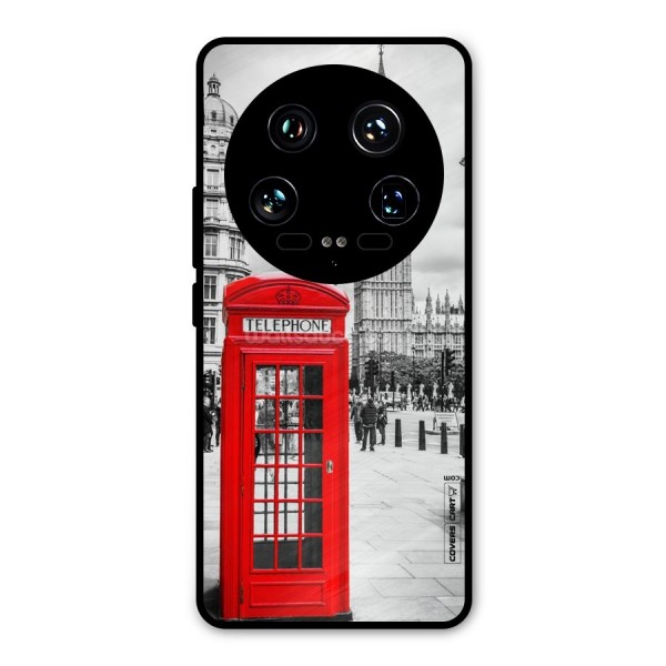 Telephone Booth Metal Back Case for Xiaomi 14 Ultra