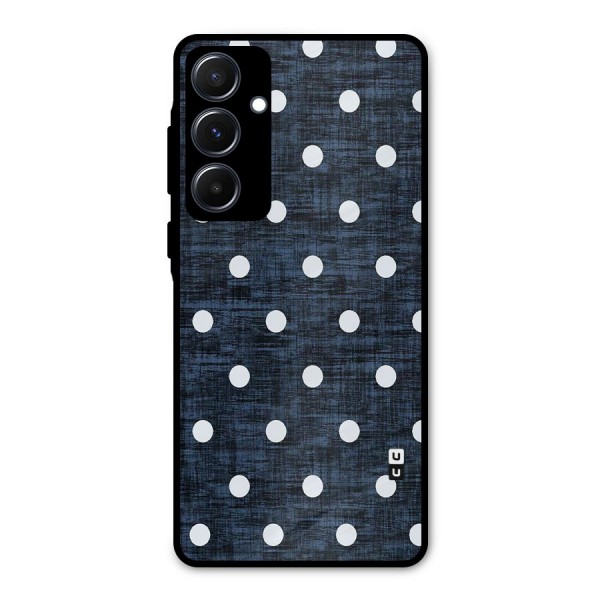 Textured Dots Metal Back Case for Galaxy A55