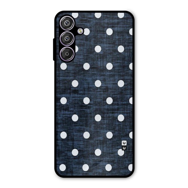 Textured Dots Metal Back Case for Galaxy F15
