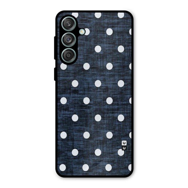 Textured Dots Metal Back Case for Galaxy M55 5G