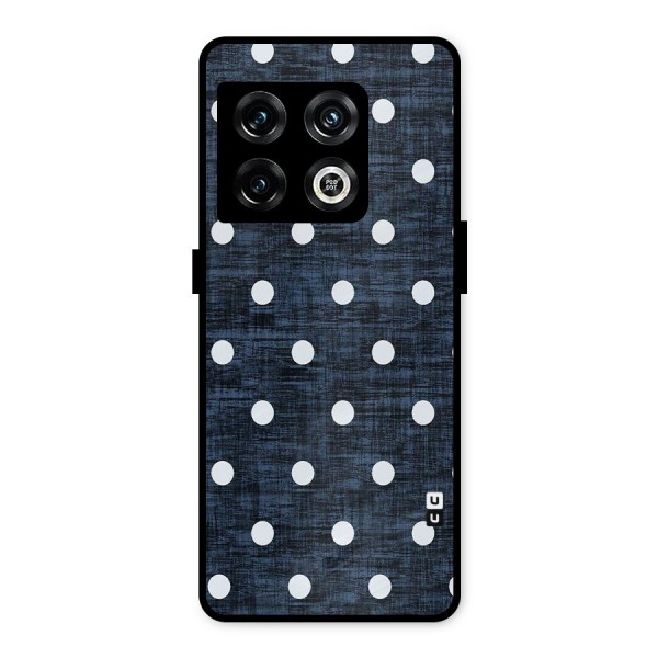 Textured Dots Metal Back Case for OnePlus 10 Pro 5G
