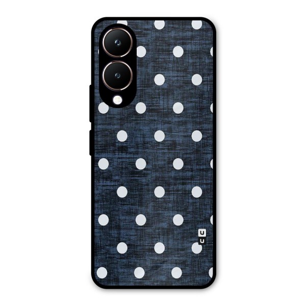 Textured Dots Metal Back Case for Vivo Y28