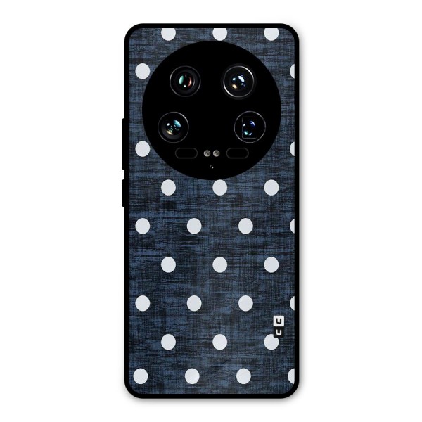 Textured Dots Metal Back Case for Xiaomi 14 Ultra