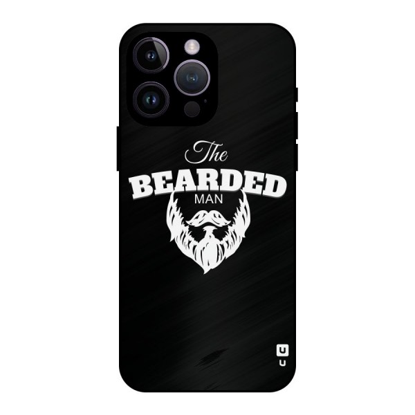 The Bearded Man Metal Back Case for iPhone 14 Pro Max