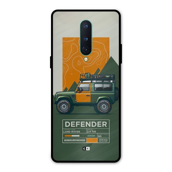 The Defence Car Metal Back Case for OnePlus 8
