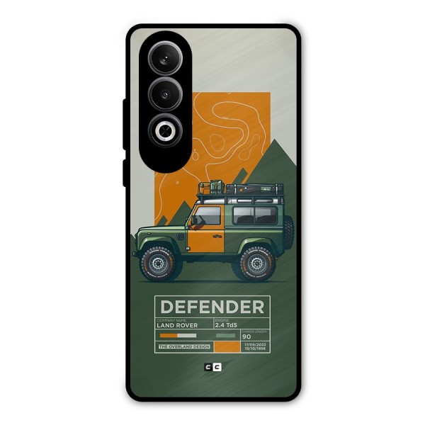 The Defence Car Metal Back Case for OnePlus Nord CE4