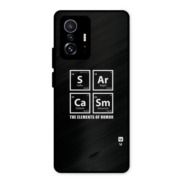 The Elements of Humor Metal Back Case for Xiaomi 11T Pro