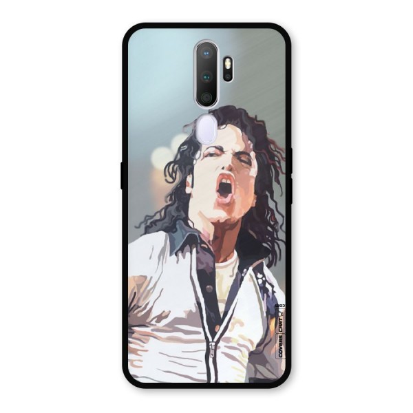 The Legend Michael Jackson Metal Back Case for Oppo A9 (2020)