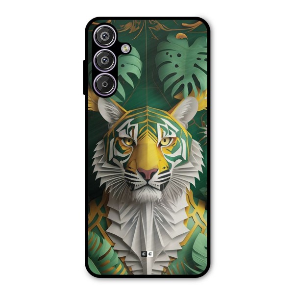 The Nature Tiger Metal Back Case for Galaxy F15